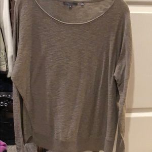 Like new Vince lightweight cotton sweater- taupe!